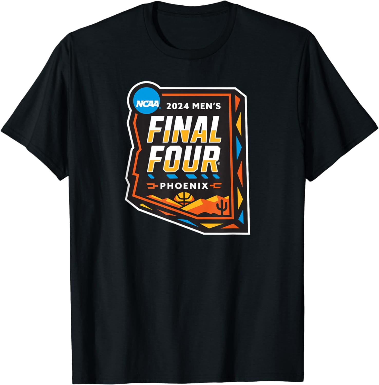 NCAA Final Four 2024 Basketball Phoenix Official Logo TShirt