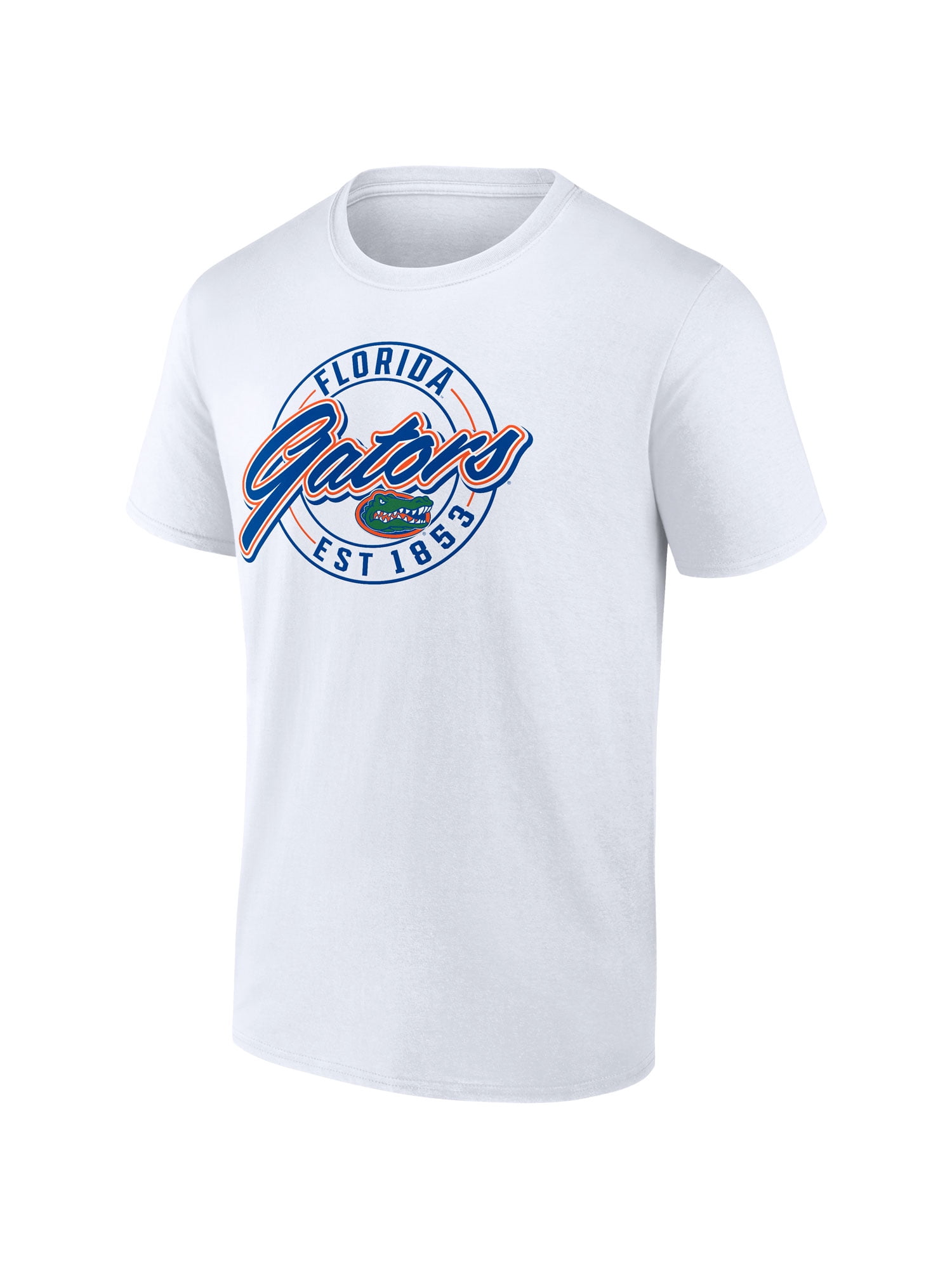 NCAA Florida Gators Men's Cotton White Short Sleeve T-Shirt