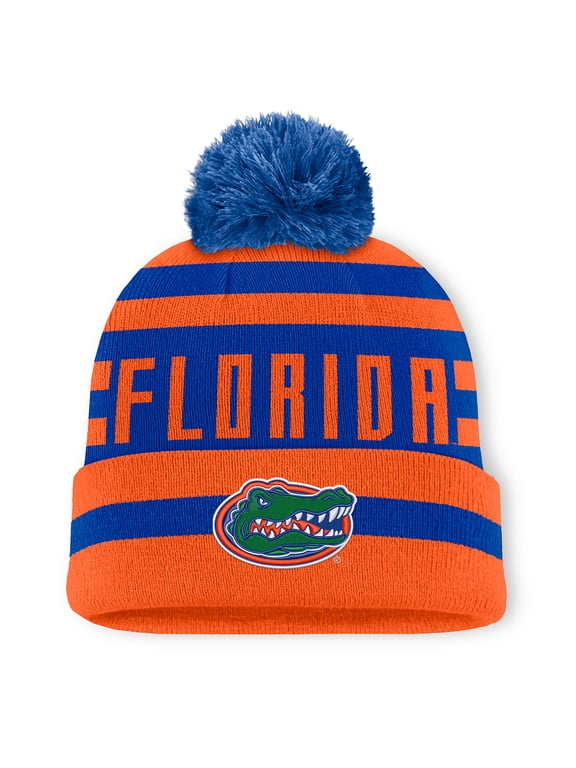 NCAA Florida Gators Unisex Cuffed Knit Hat with Pom - Blue