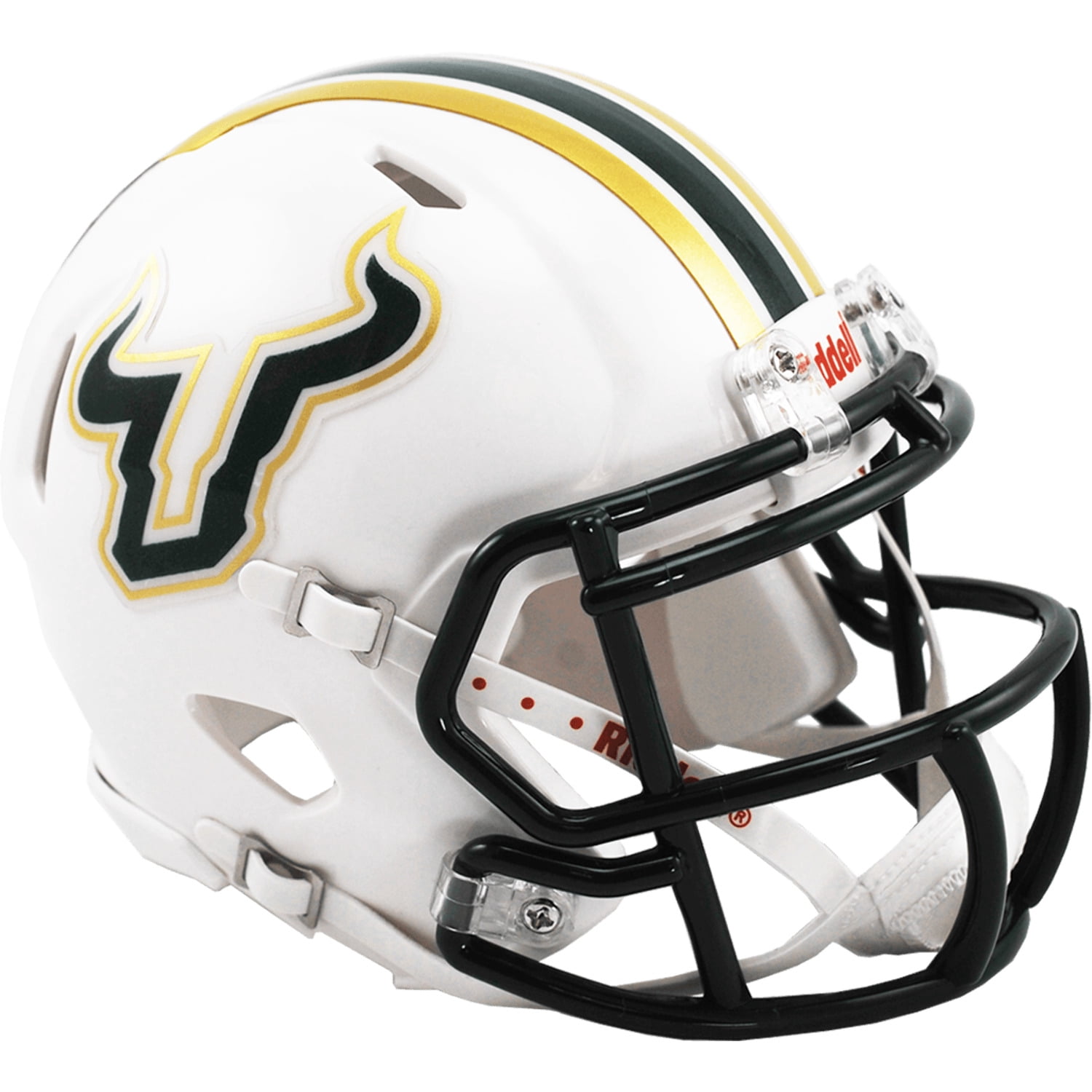 South Florida Bulls White Riddell NCAA Speed Mini Helmet