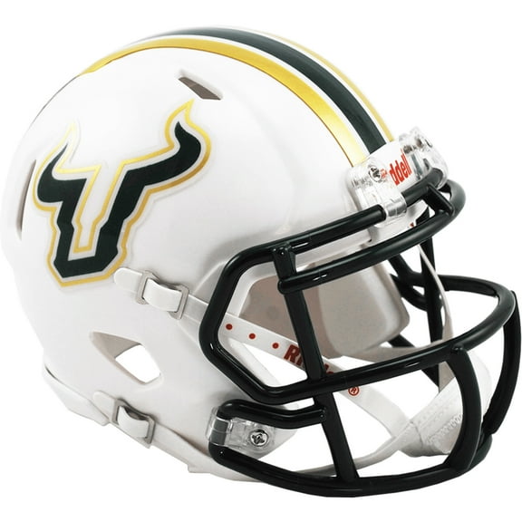 South Florida Bulls White Riddell NCAA Speed Mini Helmet