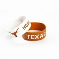 thumbnail image 1 of NCAA Football Silicone Rubber Wrist Band Two Bracelets Choose Your Team, 1 of 1