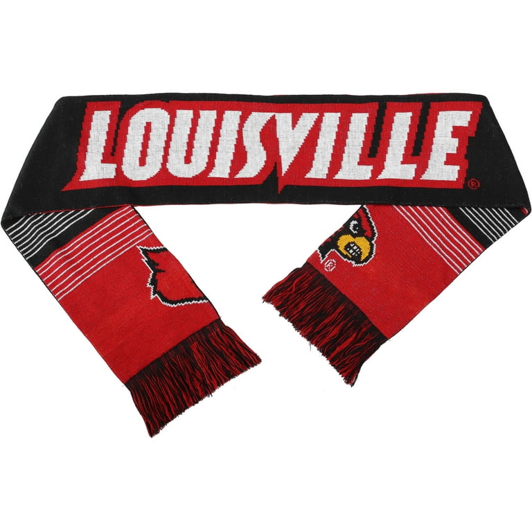 NCAA Forever Collectibles Reversible Split Logo Scarf, University of  Louisville Cardinals