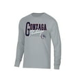 thumbnail image 1 of NCAA GONZAGA Mens Grey Color Cotton LS TEE Piano Print, 1 of 2