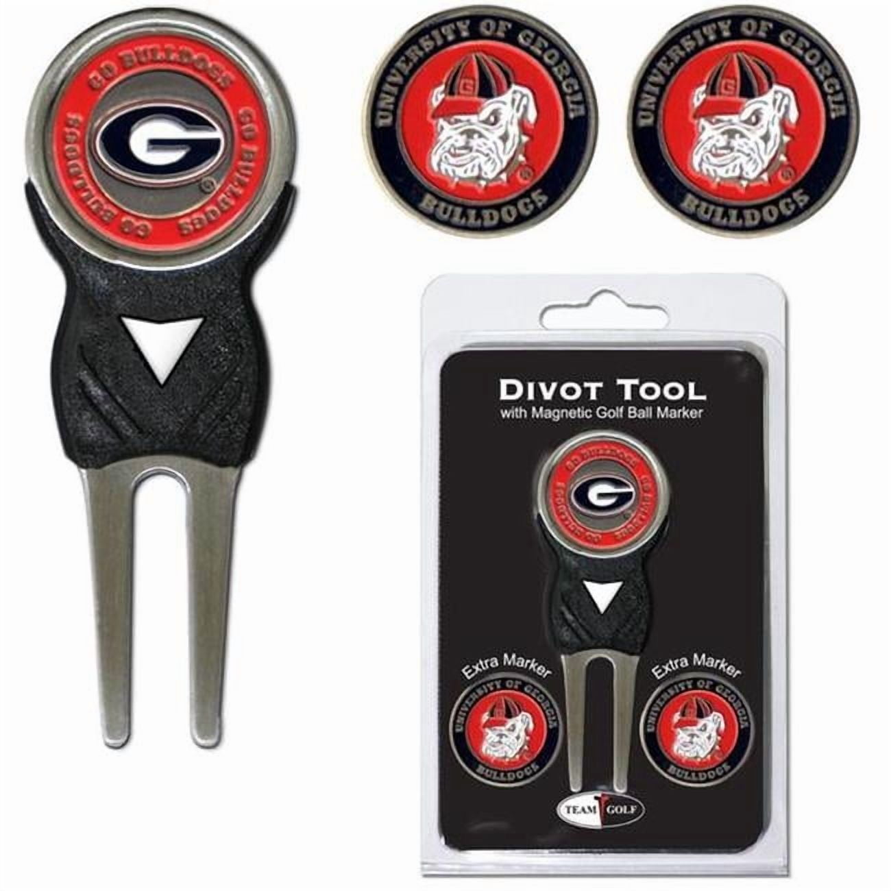 NCAA Georgia Bull Dogs Divot Tool with 3 Markers