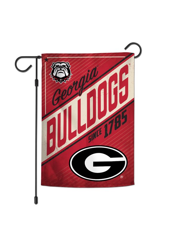 NCAA Georgia Bulldogs Retro 12" x 18" Garden Flag