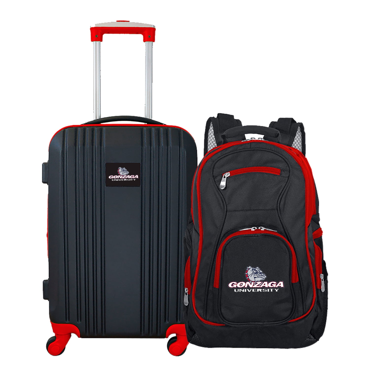 NCAA Gonzaga University Bulldogs 2-Piece Luggage and Backpack Set