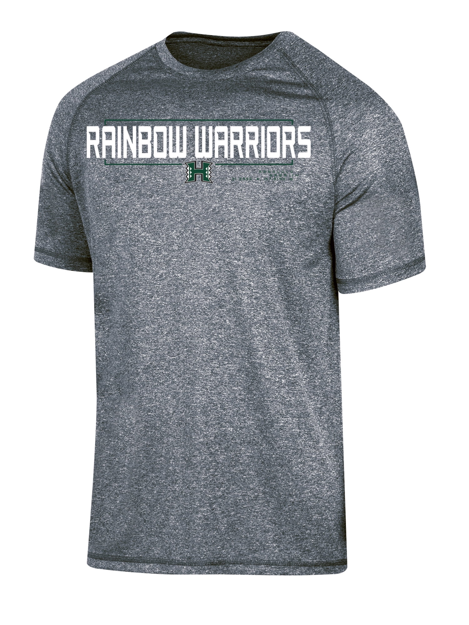 NCAA HAWAII WARRIORS Mens Grey Color Synthetic SS TEE Boxed