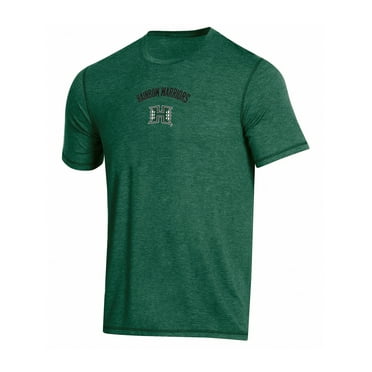 NCAA Hawaii Warriors Mens Primry Color Synthetic Raglan Short Sleeve Tee