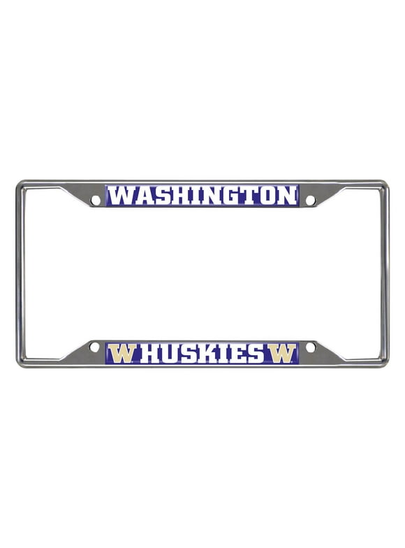 NCAA - Huskies License Plate Frame - 6.25"x12.25"