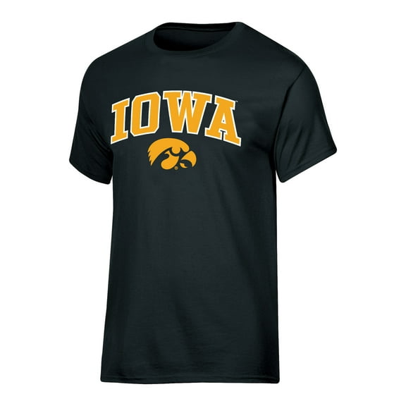 NCAA Iowa Hawkeyes Men's Arch Over Logo Tee