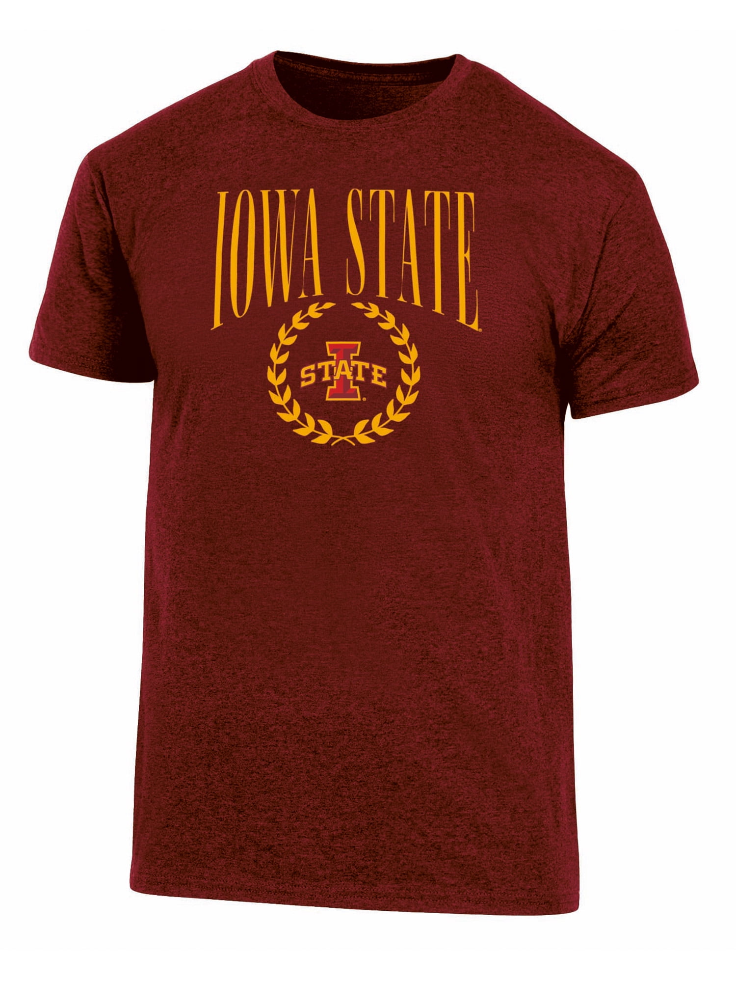 NCAA Men's Iowa State Cyclones Triblend Laurel Logo Tee