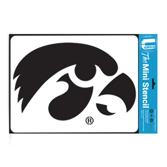 NCAA Iowa Hawkeyes Collegiate Hawkeye Mini Stencil Kit