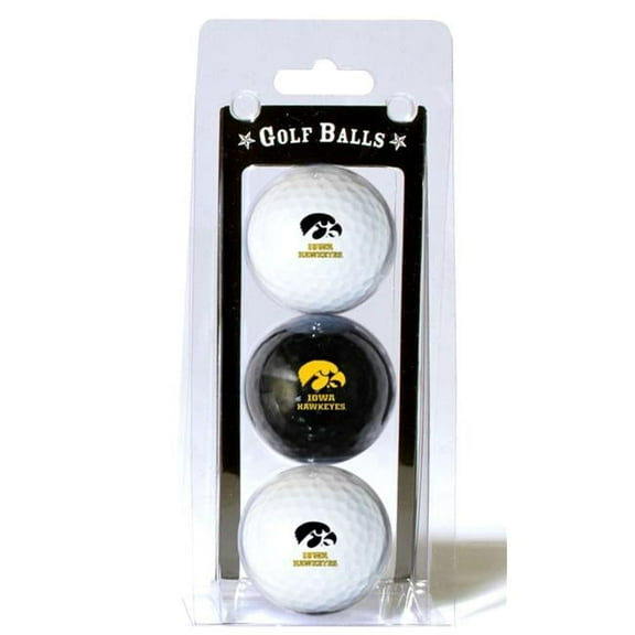 NCAA Iowa Hawkeyes Golf Balls - Pack of 3