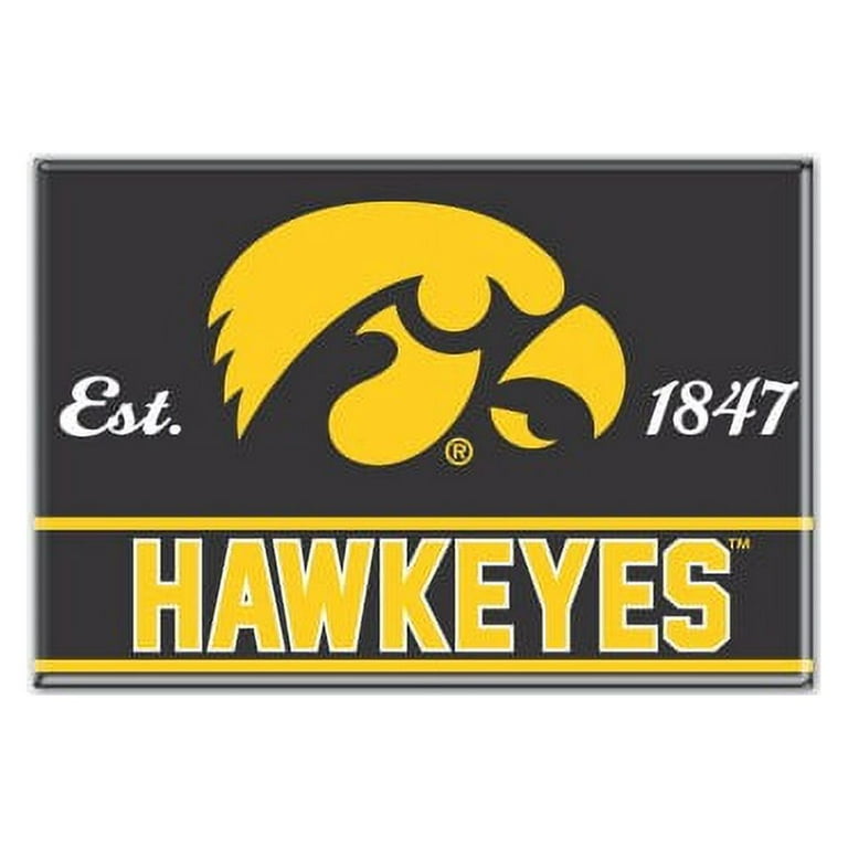247 Iowa Hawkeyes NCAA Iowa Hawkeyes Logo X Fridge Magnet