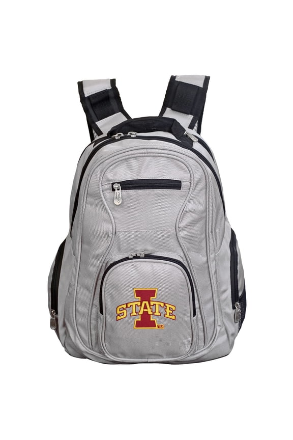 NCAA Iowa State Cyclones Gray Premium Laptop Backpack