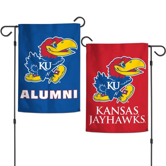 NCAA Kansas Jayhawks Alumni 12" x 18" Garden Flag