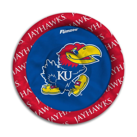 NCAA Kansas Jayhawks Flimzee Bean-Bag Flying Disc YouTheFan