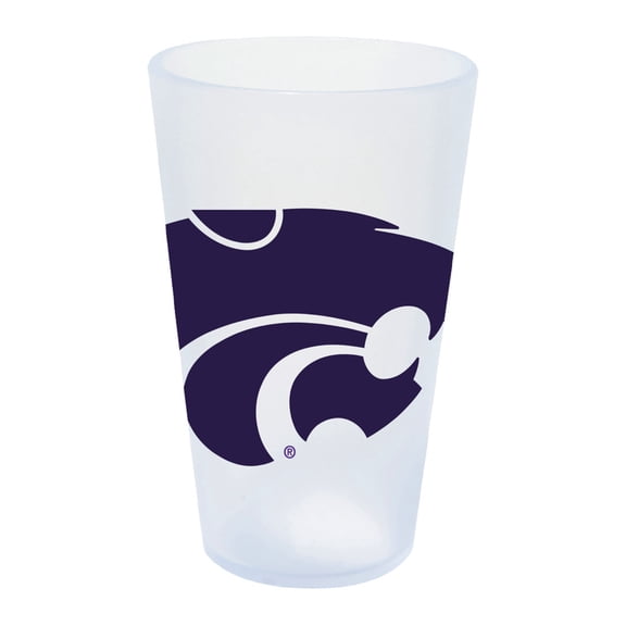 NCAA Kansas State Team Icicle 16oz Silicone Pint Glass