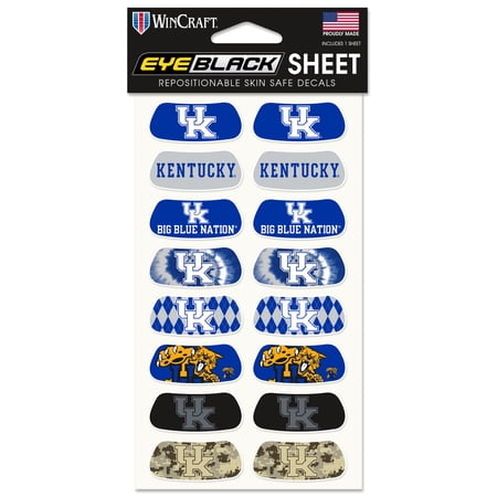 NCAA Kentucky Team 8 Pack Eye Black