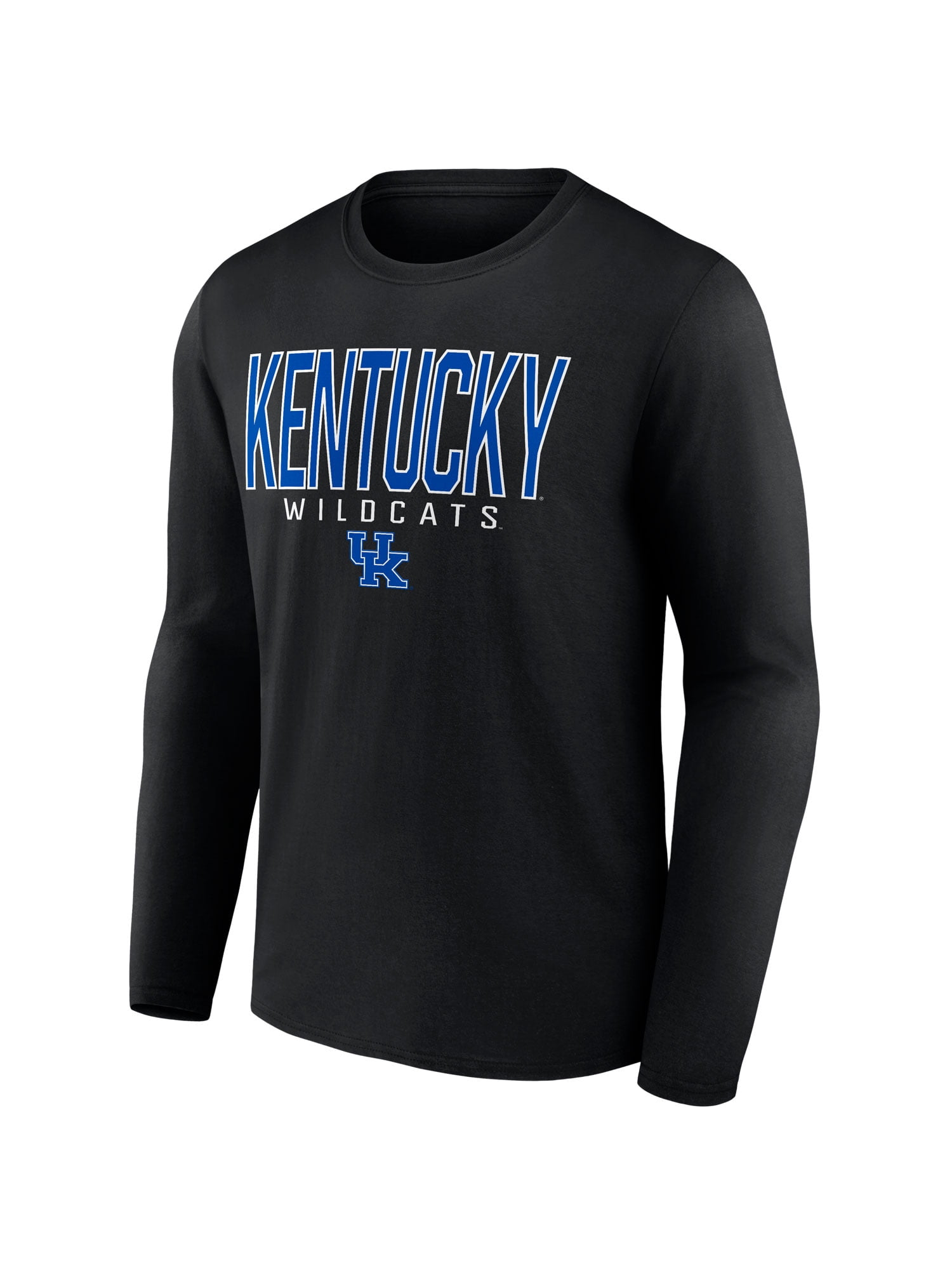 NCAA Kentucky Wildcats Men's Cotton Black Long Sleeve T-Shirt