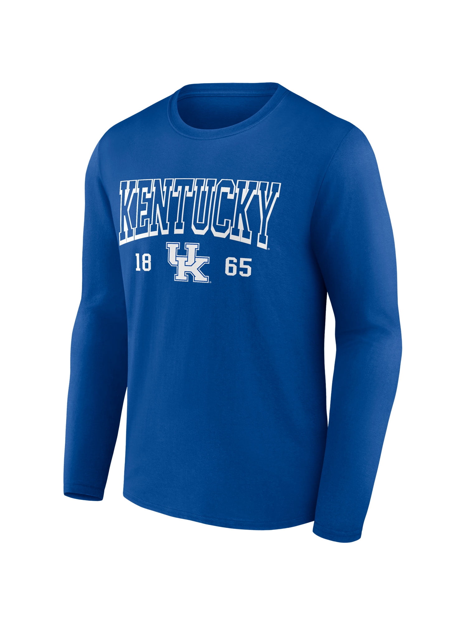 NCAA Kentucky Wildcats Men's Cotton Blue Long Sleeve T-Shirt