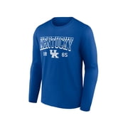 NCAA Kentucky Wildcats Mens Cotton Blue Long Sleeve T-Shirt