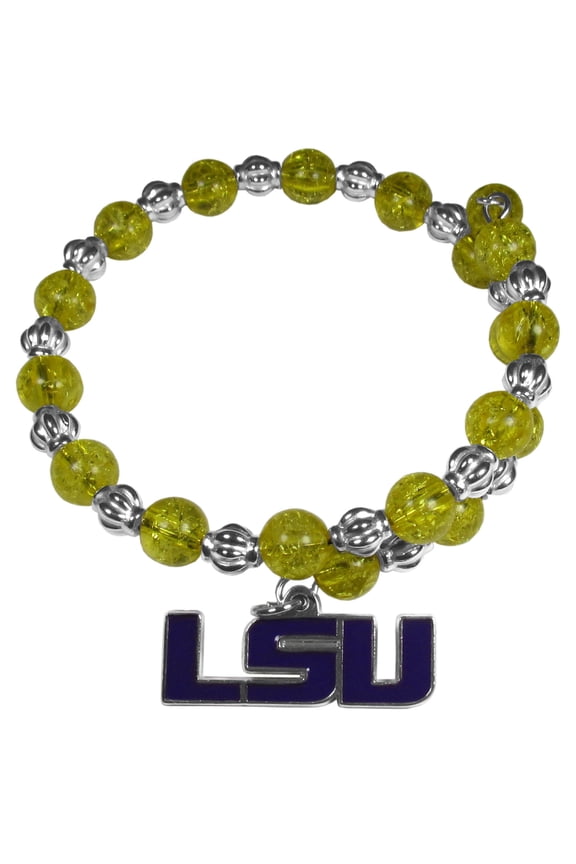 LSU Tigers Snowflake Bracelet