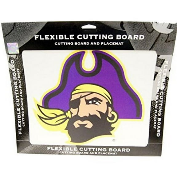 NCAA Licensed Large 12"x15" Flexible Cutting Board/Placemat (East Carolina Pirates)