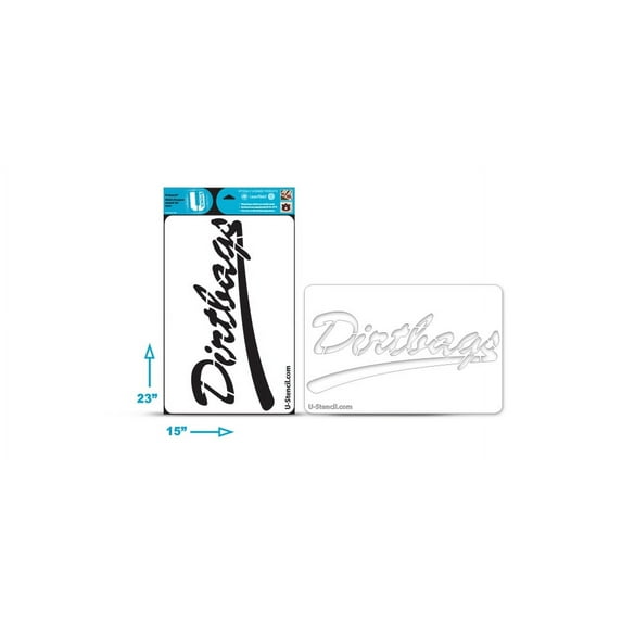 NCAA Long Beach State 49ers Collegiate 'DIRTBAGS' Multi-Purpose Stencil