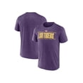 thumbnail image 1 of NCAA Louisiana State Tigers Men's Heather Purple Synthetic Short Sleeve T Shirt, 1 of 3