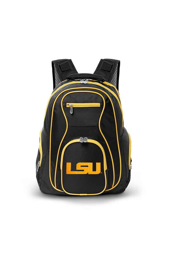 MOJO Black LSU Tigers Trim Color Laptop Backpack