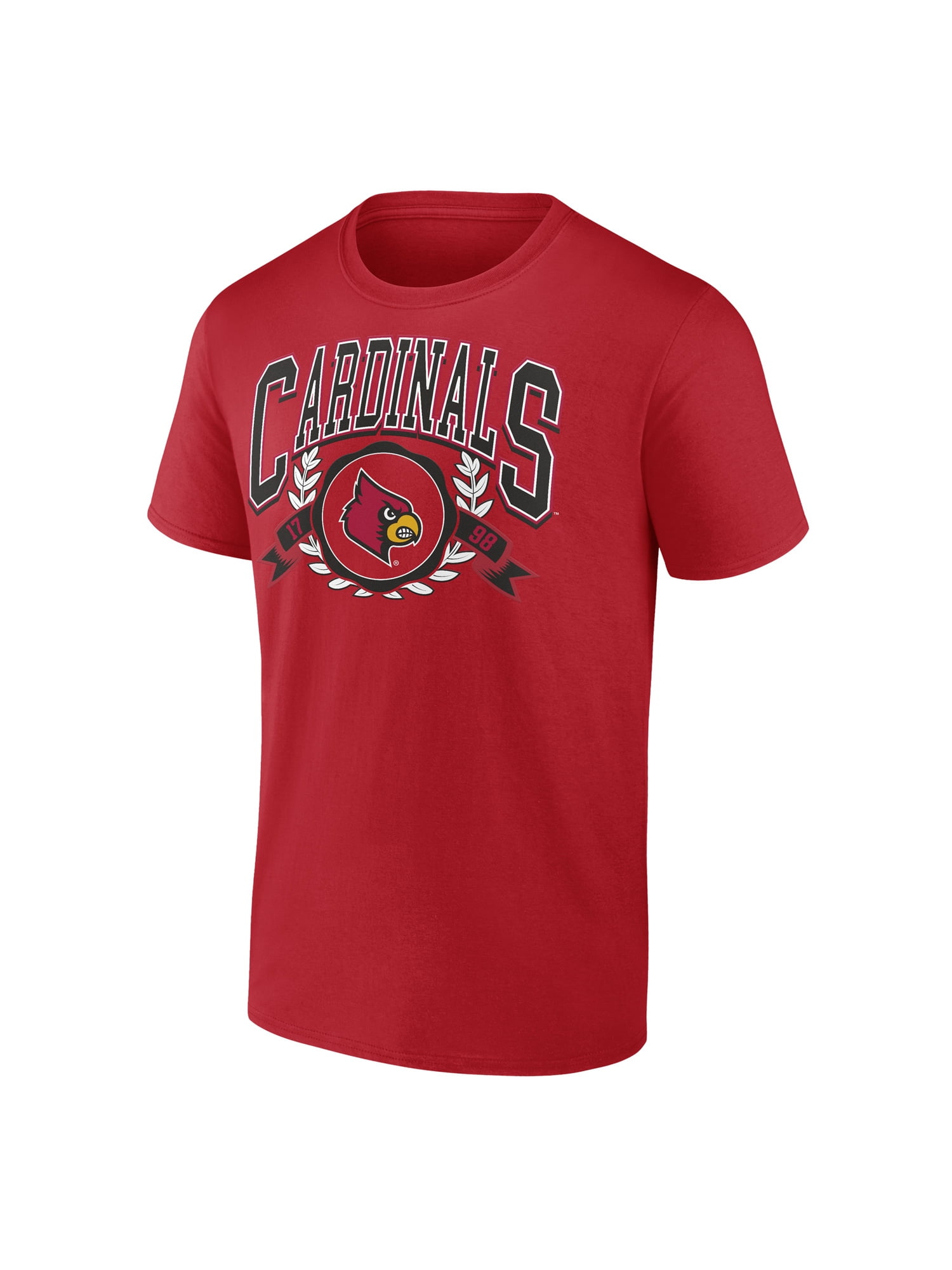 NCAA Louisville Cardinals Men's Cotton Red Short Sleeve T-Shirt