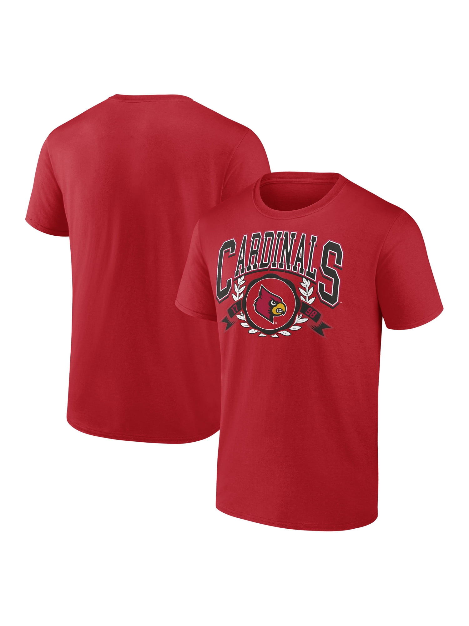 NCAA Louisville Cardinals Men's Cotton Red Short Sleeve T-Shirt