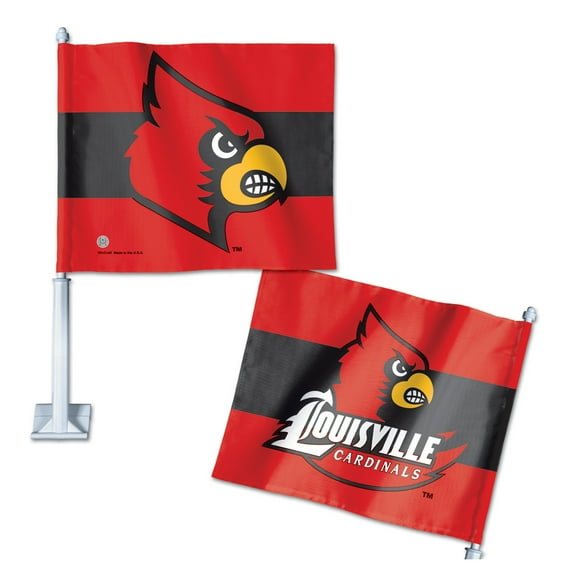 NCAA Louisville Prime Car Flag