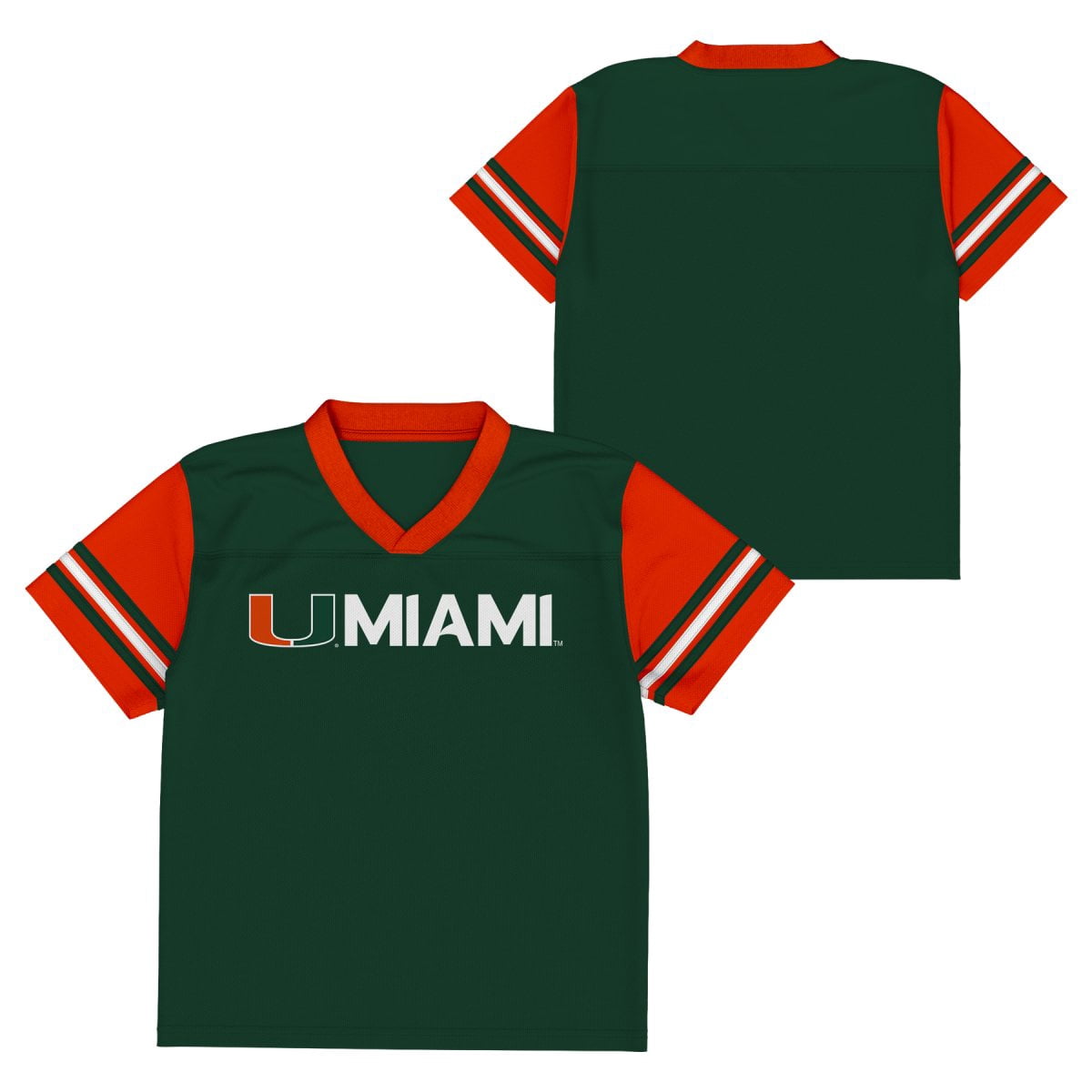 NCAA MIAMI HURRICANES Boys Jersey Game Day Fan Apparel