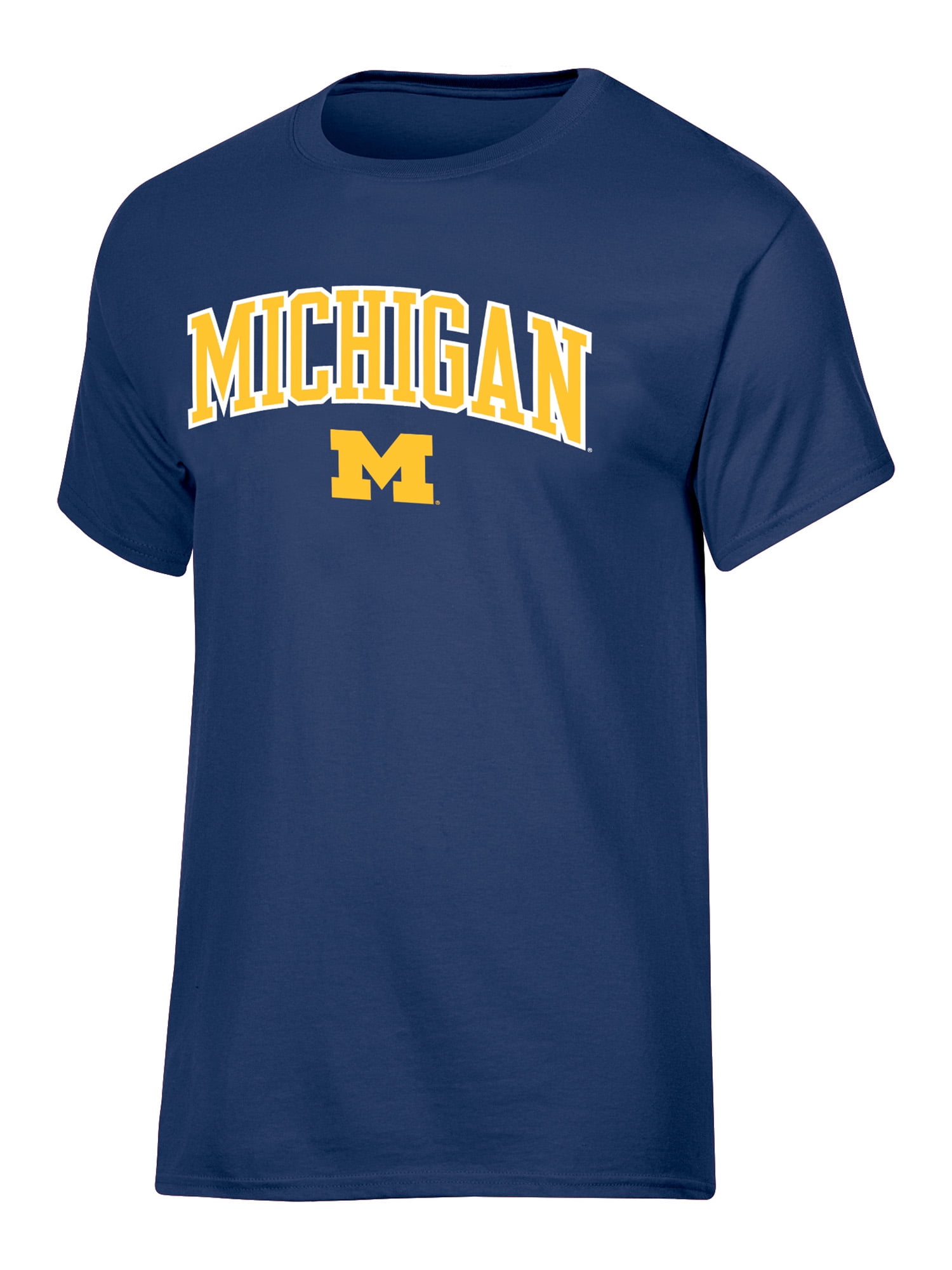 NCAA Michigan Wolverines Men's Arch Over Logo Tee