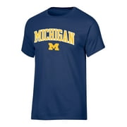 NCAA Michigan Wolverines Men's Arch Over Logo Tee