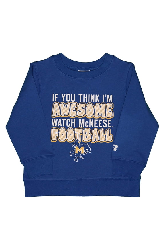 NCAA MSU McNeese State University Cowboys Toddlers Crew Neck Fleece (2T)
