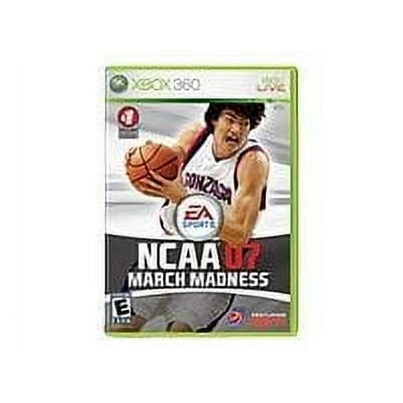 Restored NCAA March Madness 07 Video Game for Xbox 360, Sports & Racing Genre, 4 Offline Players