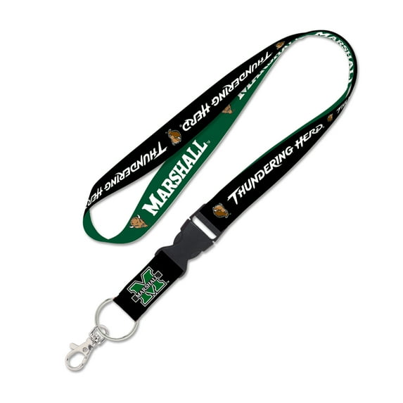NCAA Marshall Team 1" Reversible Lanyard with Buckle