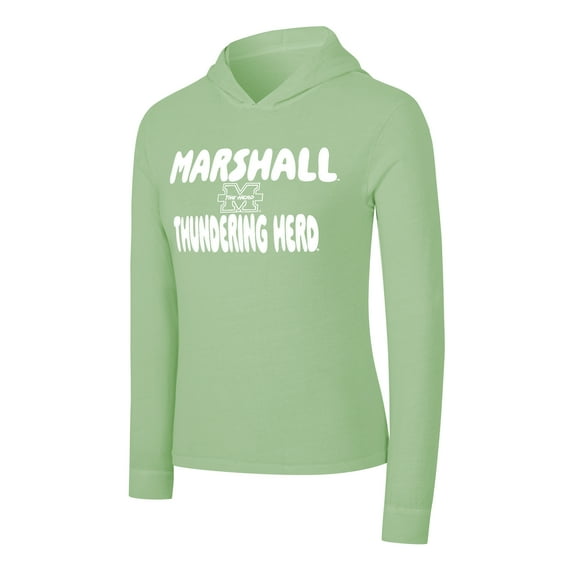 NCAA Marshall Thundering Herd Womens Bubble Print Hoody