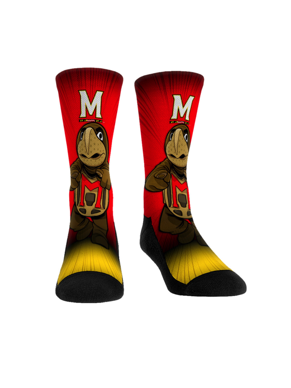 NCAA Maryland Terrapins - Mascot Pump Up! Rock 'Em Socks (L-XL)