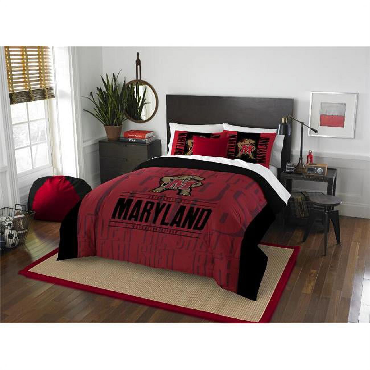 NCAA Maryland Terrapins "Modern Take" Bedding Comforter Set