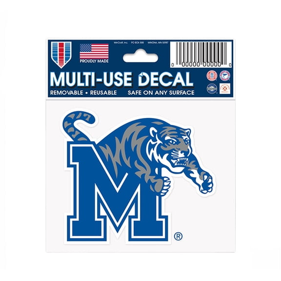 NCAA Memphis Tigers Prime 3" x 4" Multi-Use Decal