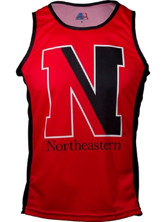 NCAA Men's Northeastern Huskies RUN/TRI Singlet - Large