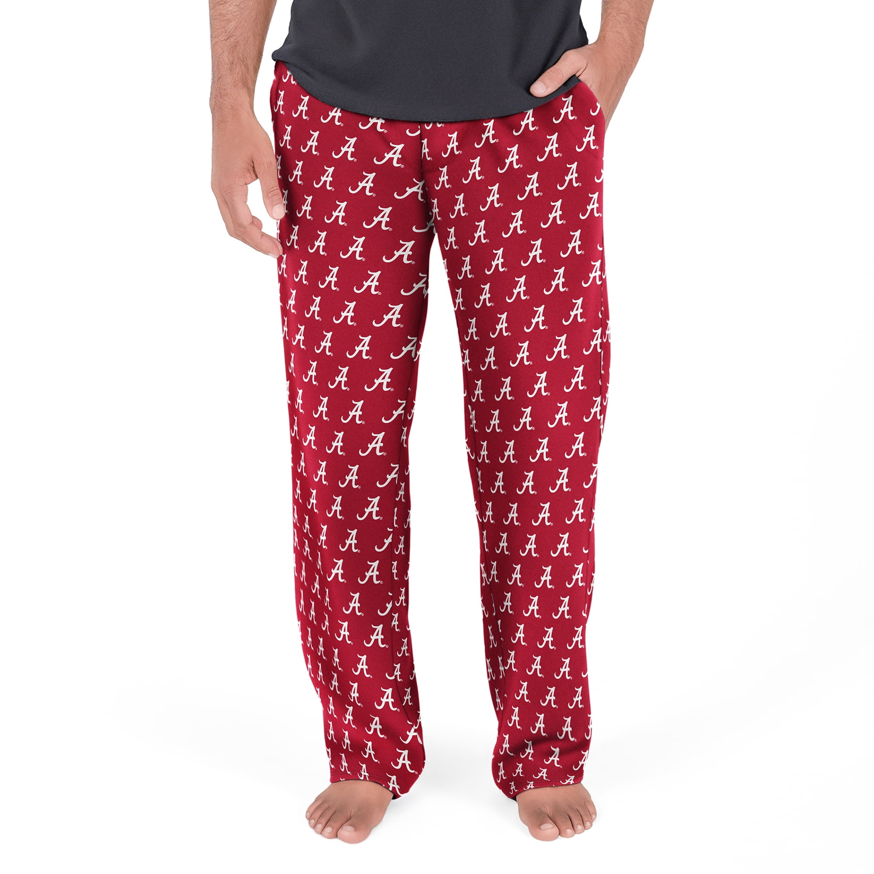 NCAA Mens Alabama Crimson Tide All Over Print Pajama Pants