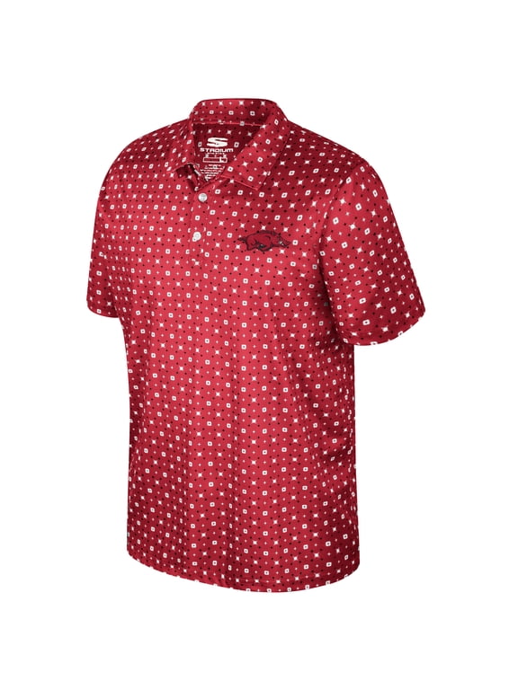 NCAA Mens Arkansas Razorbacks POLOS Game Day Fan Apparel