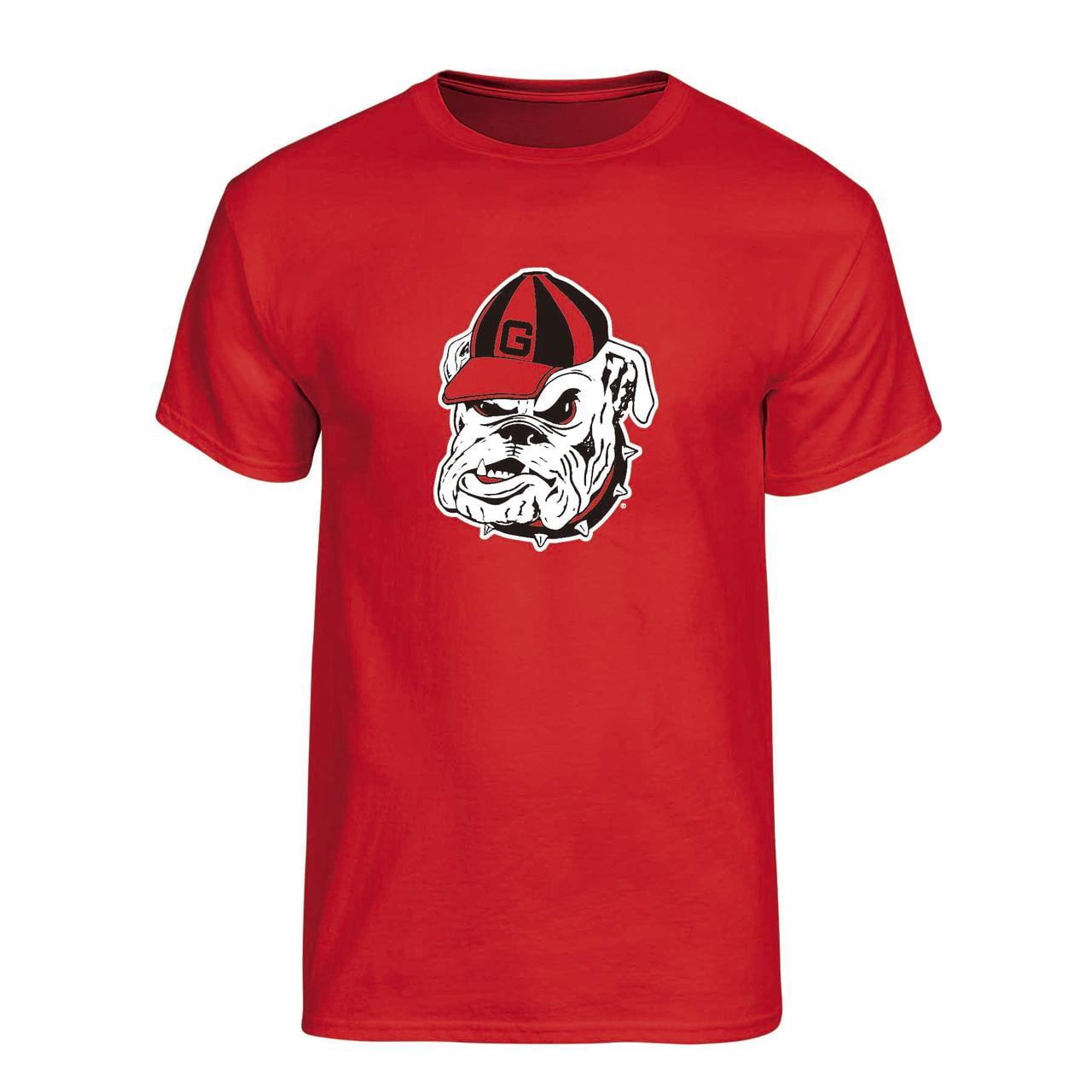 NCAA Mens Georgia Bulldogs Primary Logo Graphic T-Shirt