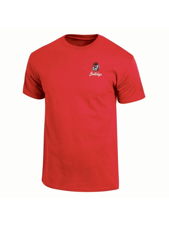 NCAA Mens Georgia Bulldogs 2 Hit Graphic T-Shirt